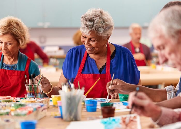 Creative aging programs in library branches